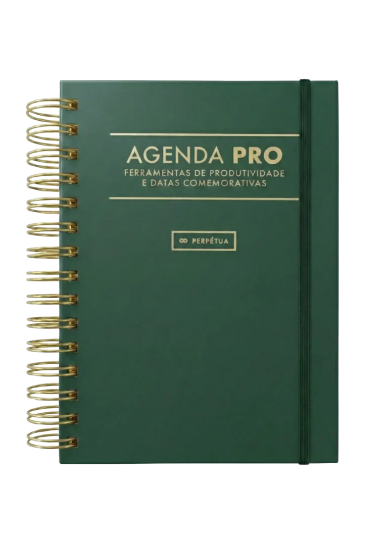 agenda_pro_perpetua_dourada_verde_bosque